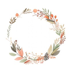 Obraz premium Leaf pattern plant art.