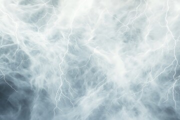 Lightning strikes through swirling grey clouds a dramatic sky scene