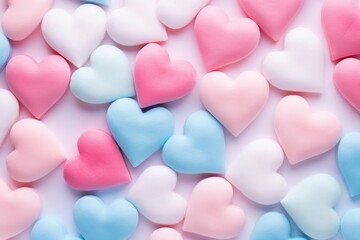 Obraz premium Heart confectionery backgrounds shape.
