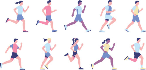 Stylish Business Professionals Collaborating – Modern Corporate Teamwork, Leadership, and Innovation Concepts – High-Quality Office Illustration for Strategy, 