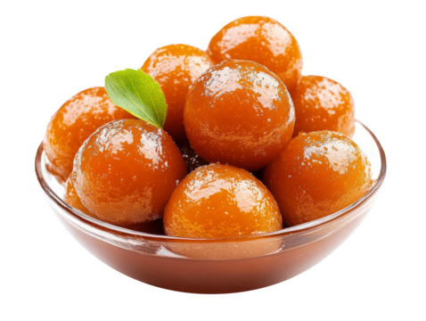 close view of a sweet indian dessert dish. 