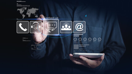 Global client support service provides online chat, operator assistance, fast help, and...