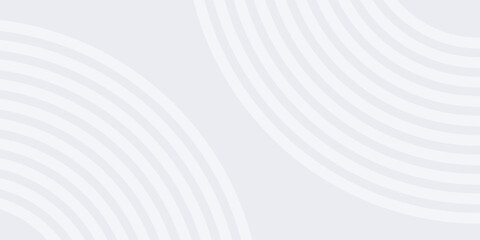 White abstract background. Elegant circle lines pattern. Geometric texture. Modern futuristic graphic design. Suit for wallpaper, cover, header modern abstract