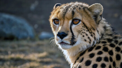 portrait of a cheetah