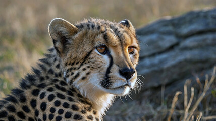 portrait of a cheetah