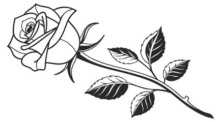 vector illustration of a branch