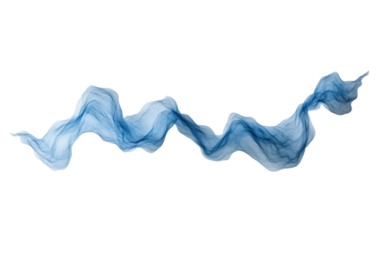 Abstract blue line design: A flowing blue ribbon elegantly winds its way across the space, exuding a sense of movement, grace, and artistic expression.