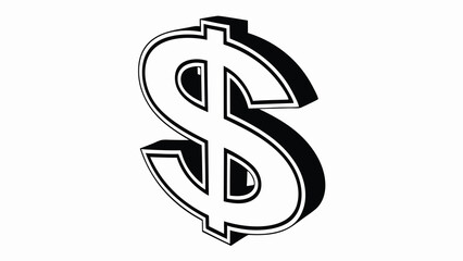 dollar symbol made of dollar bills