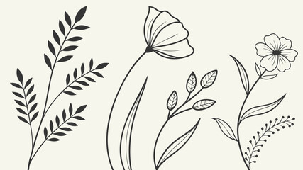 floral background with flowers