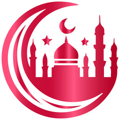 A modern vision of geometric Islamic elegance through refined gradients