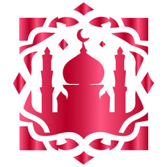 vector illustration of luxury and sacred heritage merged into breathtaking Islamic design