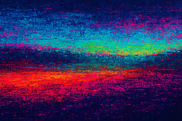 A vibrant and abstract digital artwork showcasing a blend of bright colors and patterns. Ideal for backgrounds, design projects, or creative visual expressions.