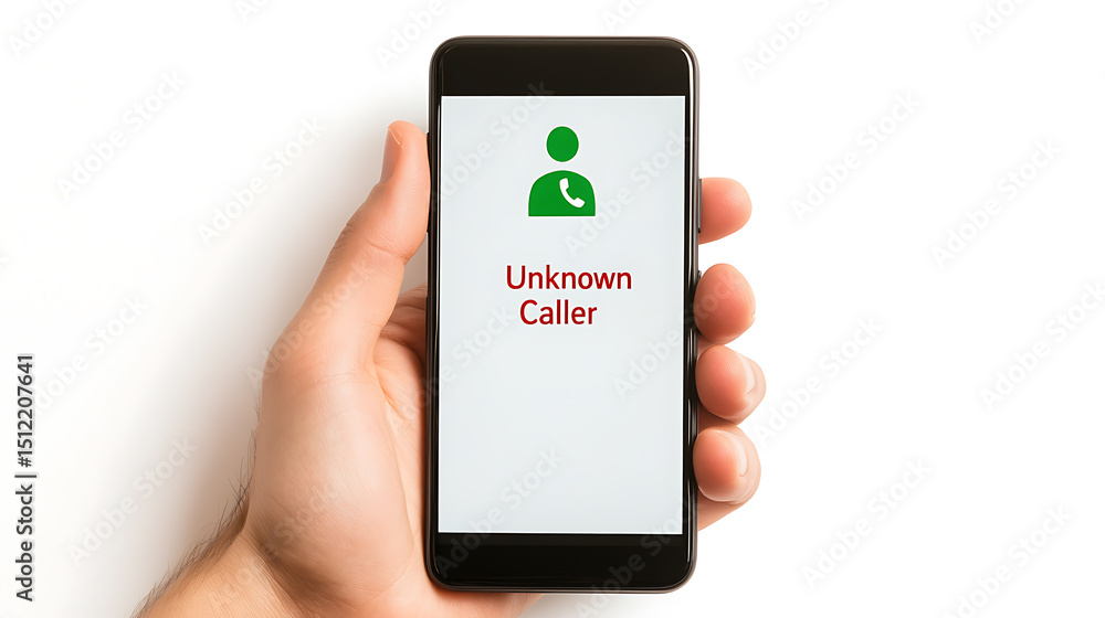 Poster a hand holds a smartphone displaying 