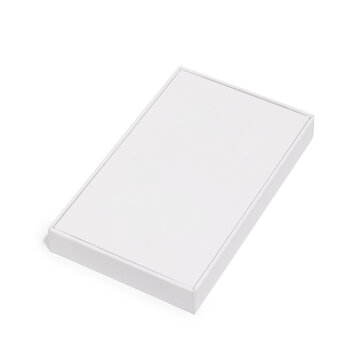 Modern and minimal affirmation card box design with no text or logo