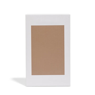 Modern and minimal affirmation card box design with no text or logo