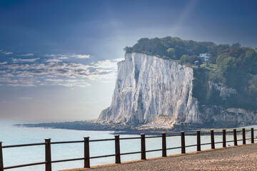 The White Cliffs of Dover in Dover, Kent, England