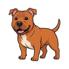 Fototapeta premium vector illustration of a dog