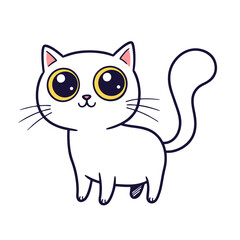 vector illustration of a cat