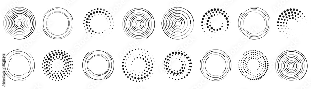 Poster png spiral background with modern stylish swirl circle template vector abstract design element frame