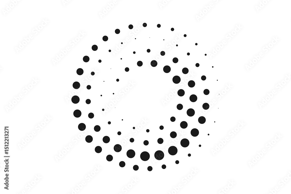 Poster png vortex motion with graphic rotation round curved shape line geometric visual object set textured