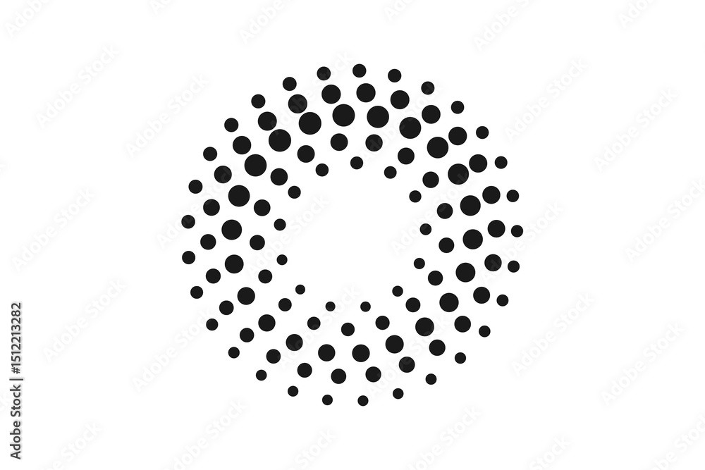 Poster png rotating element with stylish illustration texture swirl geometric symbol line vector artistic c