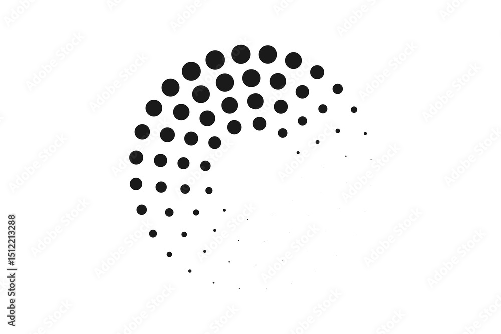 Poster png rotating element with stylish illustration texture swirl geometric symbol line vector artistic c