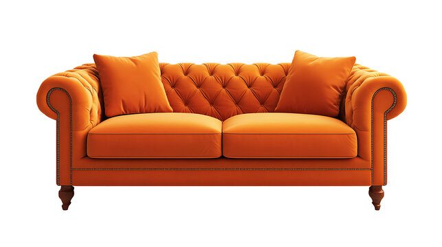 orange couch isolated on white background.png