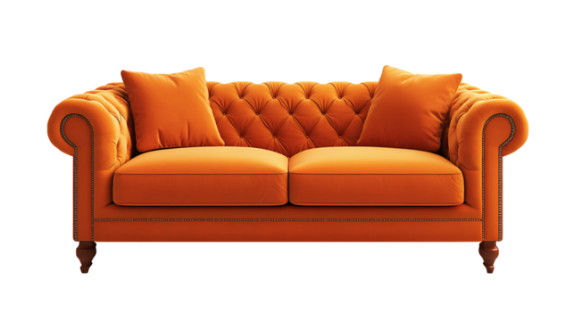 orange couch isolated on white background.png