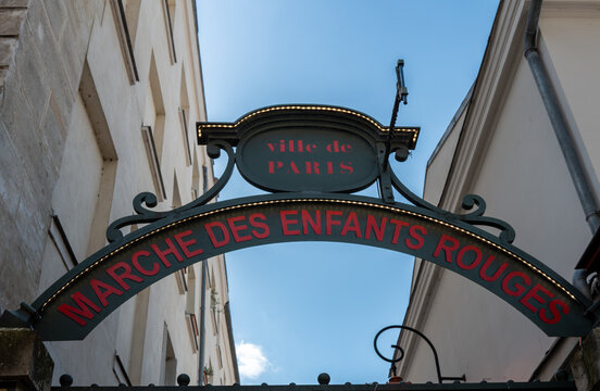 March&eacute; des enfants rouges &agrave; Paris