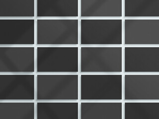 ラグジュアリーな印象の黒名刺テンプレート素材
