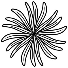 floral ornament vector icon