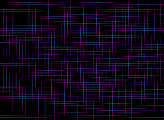 ネオンカラーの線が交差する背景