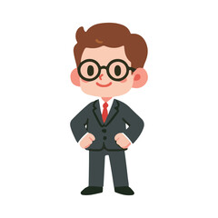 
illustration design of a manager
