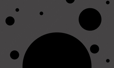 Abstract gray background with circle motif