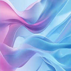 Obraz premium Fluid abstract vector with layered blue and violet waves in motion, clean and modern, ideal for tech UI or digital splash screen backgrounds.