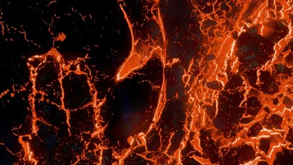 Magma background.Lava background.Realistic Molten lava backround