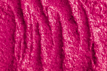 Berry yoghurt ice cream. Smoothies from fresh fruits and berries. Ice cream texture. Delicious sweet dessert close-up as a background.