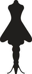 Clothing Mannequin Icon Vector Design on White Background.