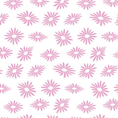pastel color floral seamless pattern design