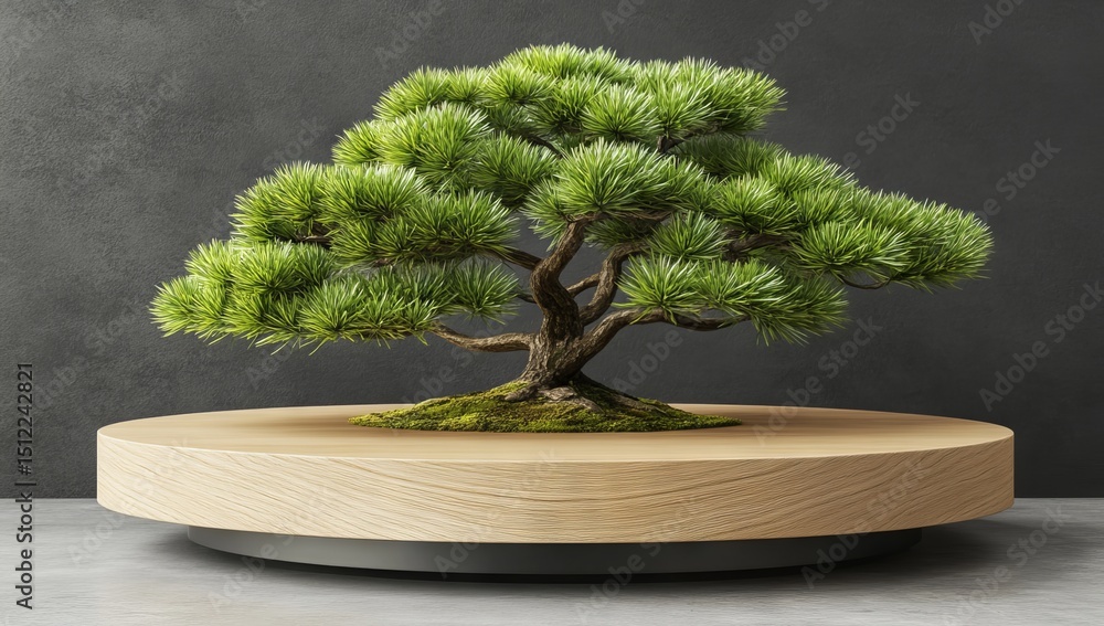 Aufkleber a japanese aesthetic touch is added to an elegant product display through the use of a japanese podi