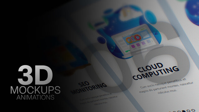 3D Mockup Camera Angle Animations (06) | Animated Screen Camera Close-Ups With Realistic Light and Depth (Drag & Drop)