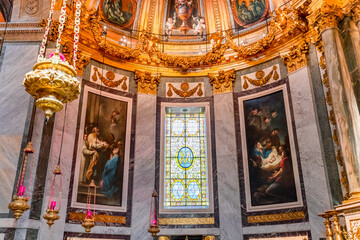 Obraz premium Saint-sulpice church, chapel of virgin Mary, Paris, France