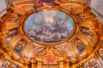 Obraz premium Saint-sulpice church, chapel of virgin Mary, Paris, France