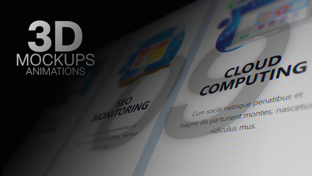 3D Mockup Camera Angle Animations (09) | Animated Screen Camera Close-Ups With Realistic Light and Depth (Drag & Drop)