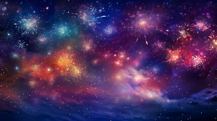 space background with stars