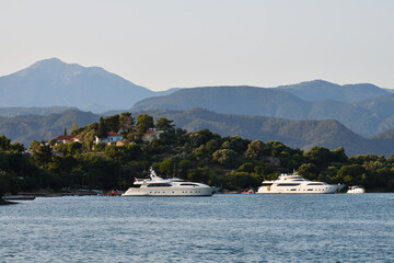 Yachts and boats in Fethiye, Mugla, Turkey