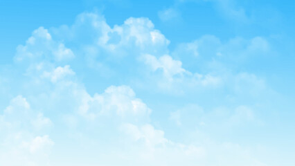 Blue sky with white clouds stock photo. Sky clouds background