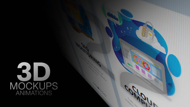 3D Mockup Camera Angle Animations (22) | Animated Screen Camera Close-Ups With Realistic Light and Depth (Drag & Drop)