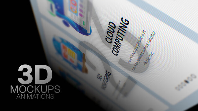 3D Mockup Camera Angle Animations (23) | Animated Screen Camera Close-Ups With Realistic Light and Depth (Drag & Drop)