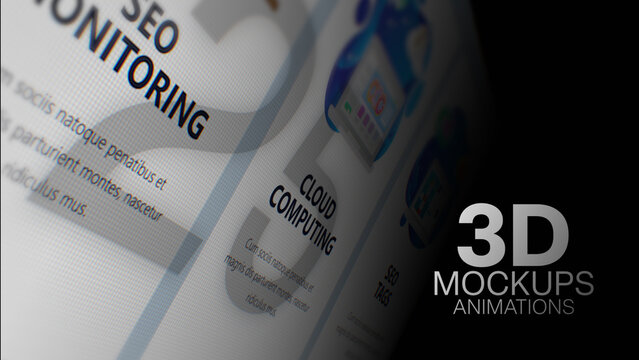 3D Mockup Camera Angle Animations (25) | Animated Screen Camera Close-Ups With Realistic Light and Depth (Drag & Drop)